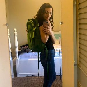 Osprey Green Daypack Like New